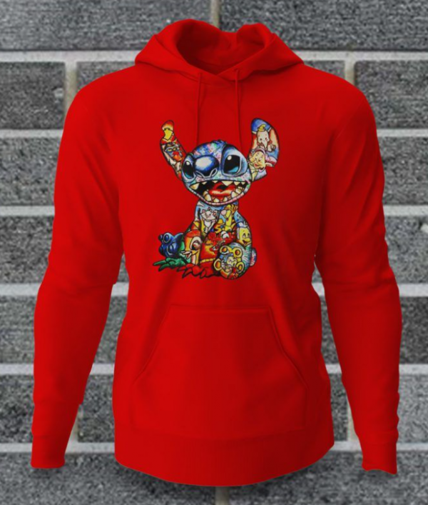 Hoodie dengan gambar karakter kartun